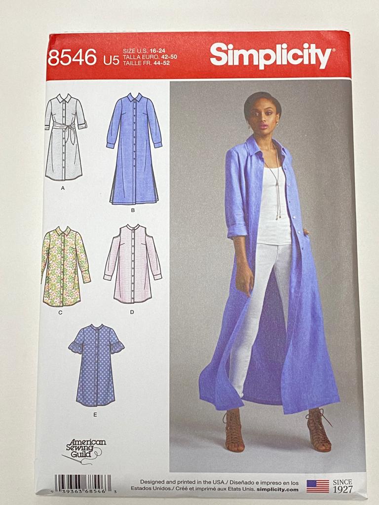 Simplicity S8546 - Shirt Dress