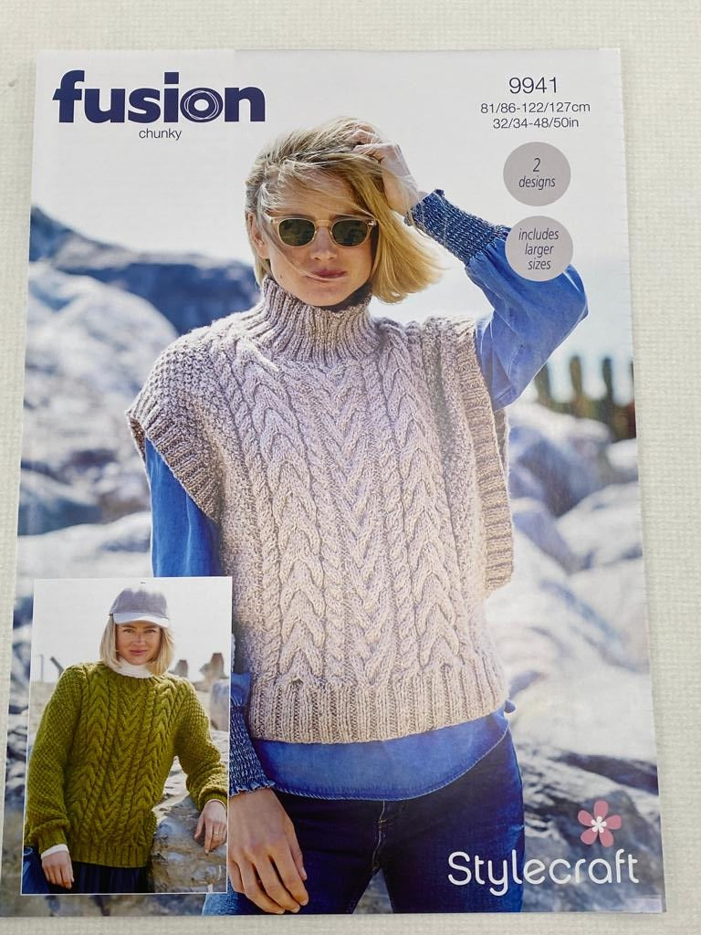 Sweater & Tank Top in Fusion Chunky (2 designs)