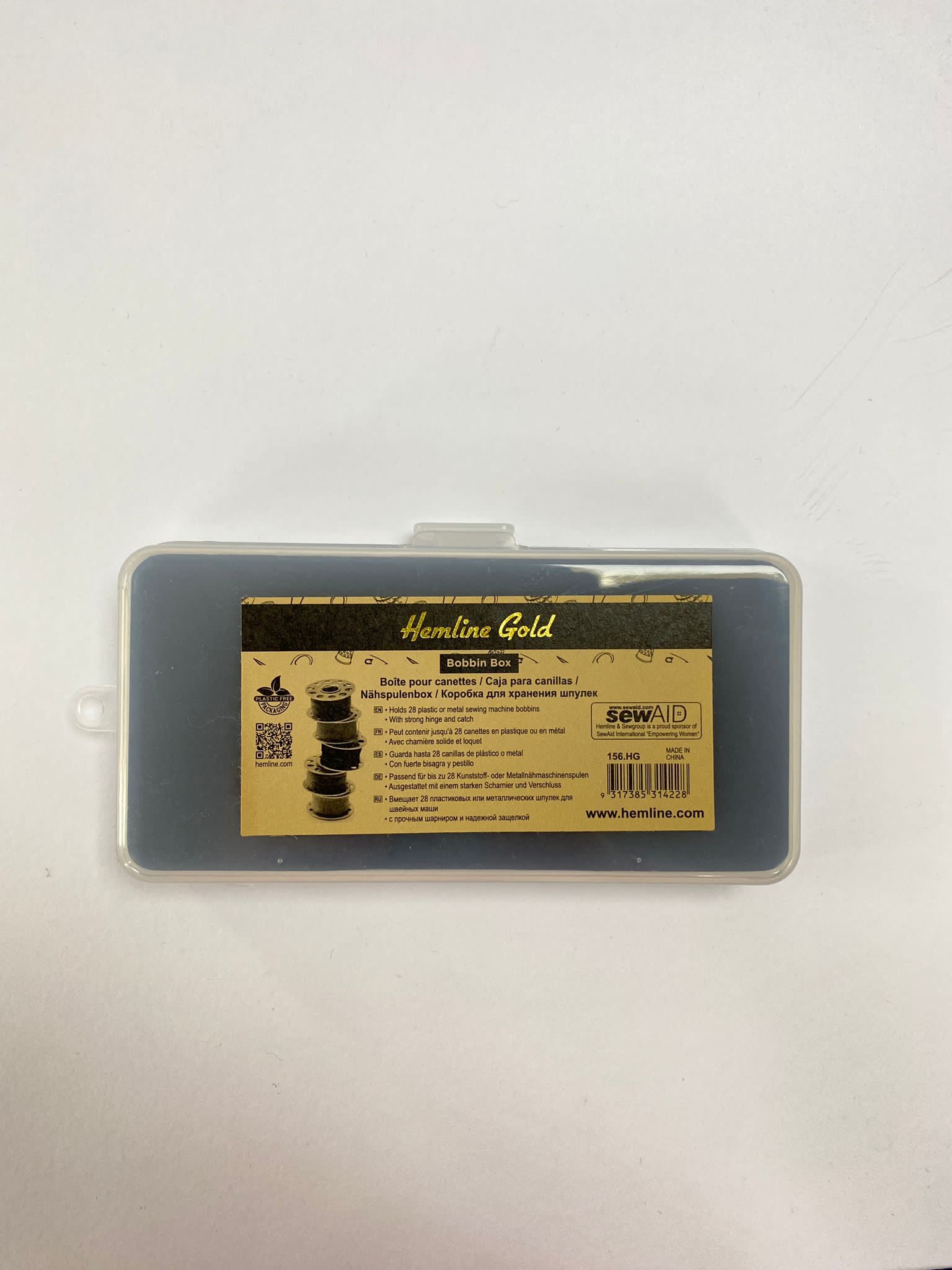 Hemline Gold Bobbin Box