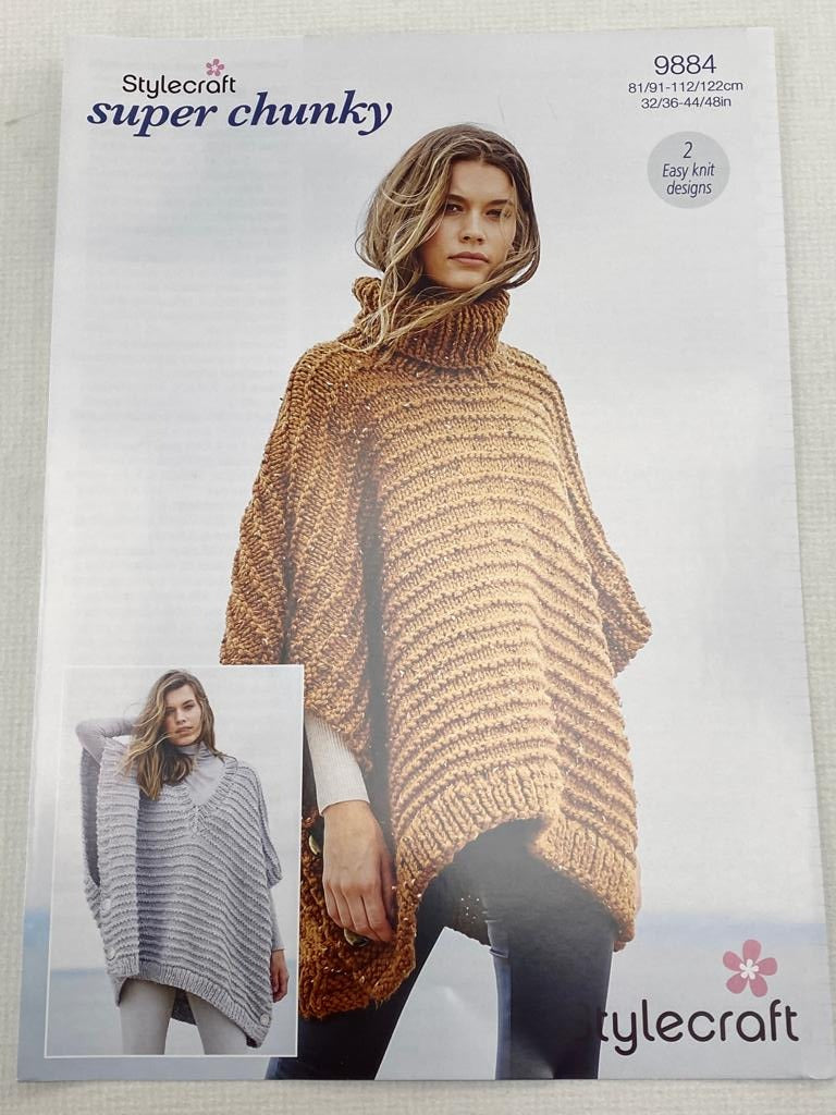 Ponchos in Special XL & Special XL Tweed (2 designs)