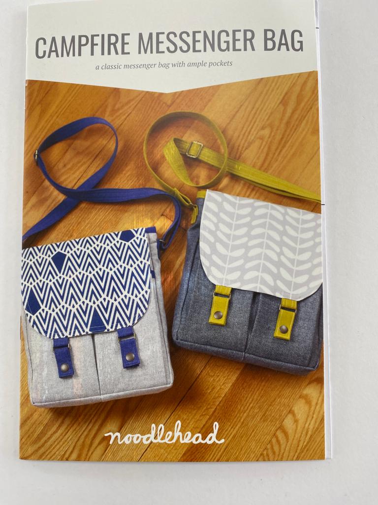 Campfire Messenger Bag Making Pattern by Noodlehead