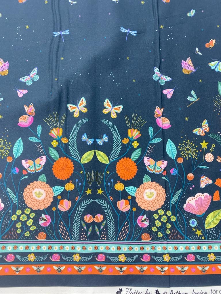 Flutter with Navy Blue Background (Bethan Janine) - Dashwood Studio