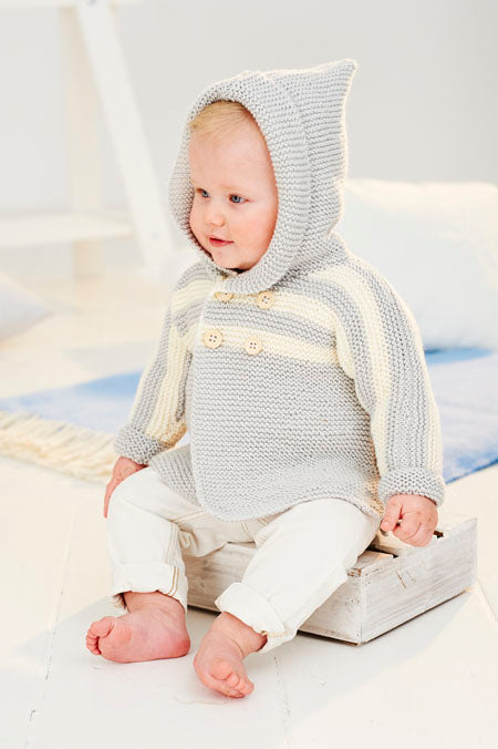 Children's Coats Knitting Pattern in Bambino DK (2 designs)
