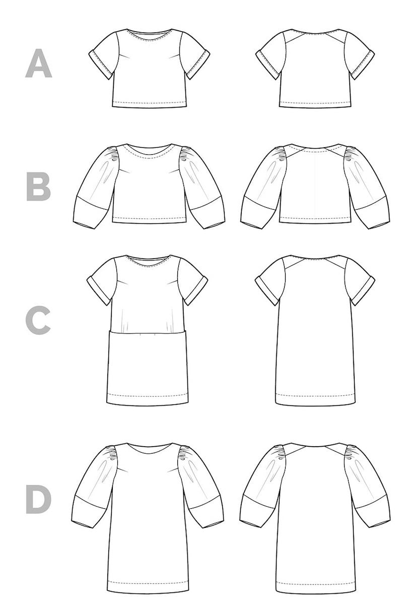 Closet Core Pattern - Cielo Top & Dress (No. 20)