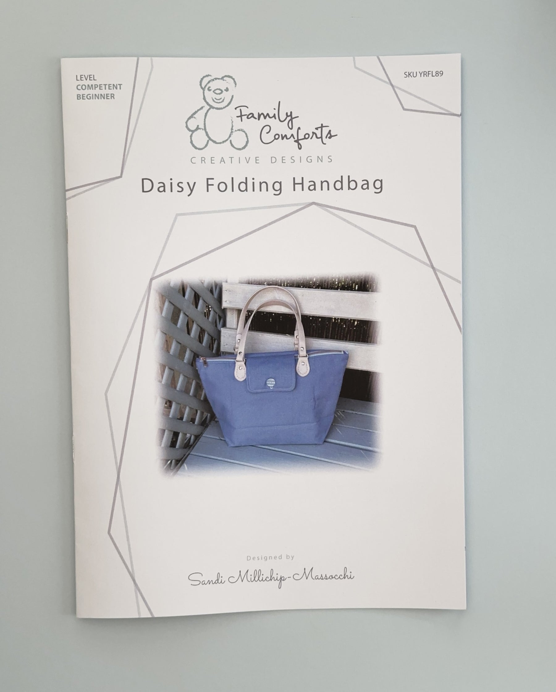 Family Comforts Creative Designs - Daisy Folding Handbag