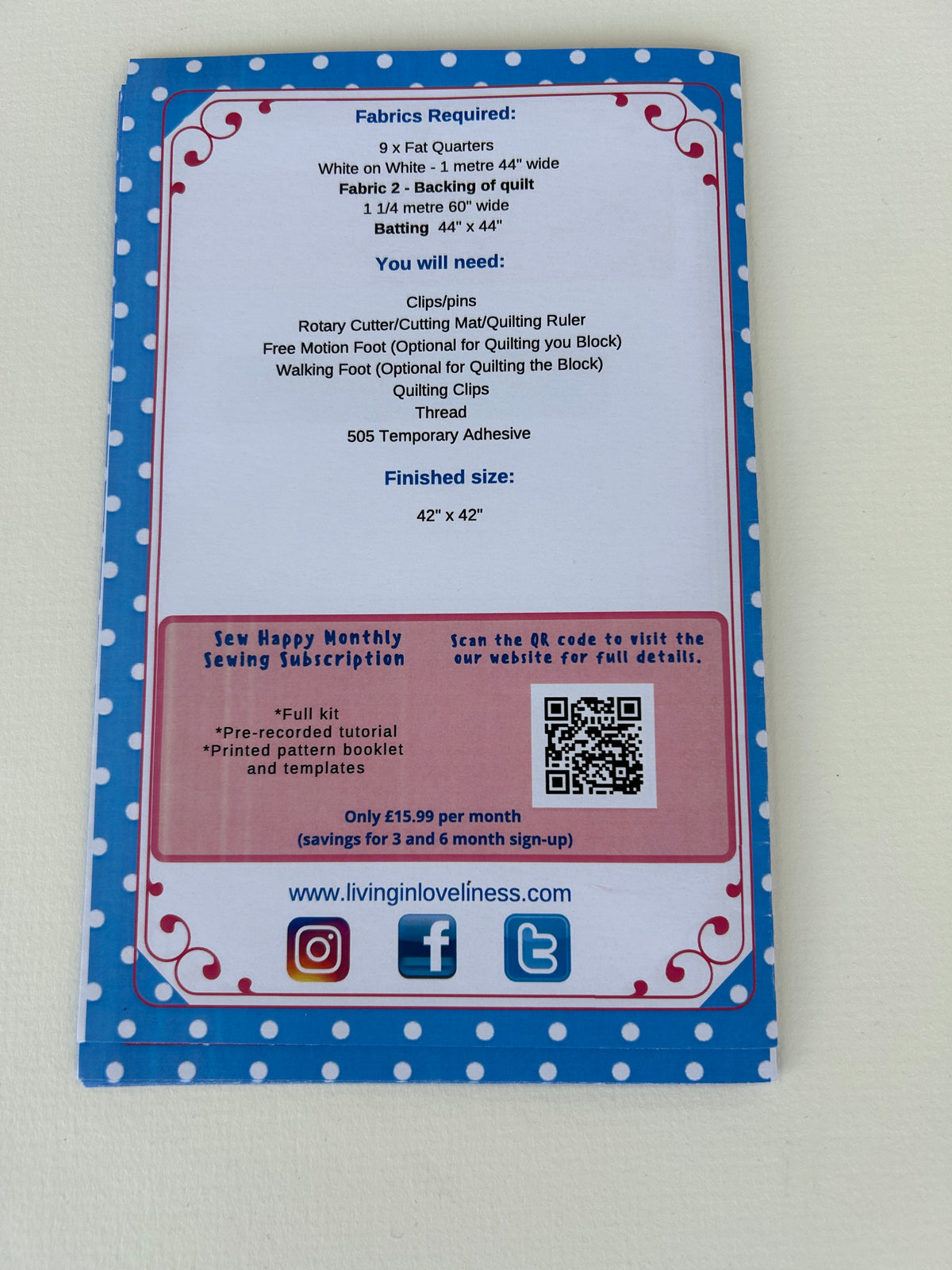 Living in Loveliness - Happy Heart Quilt Pattern