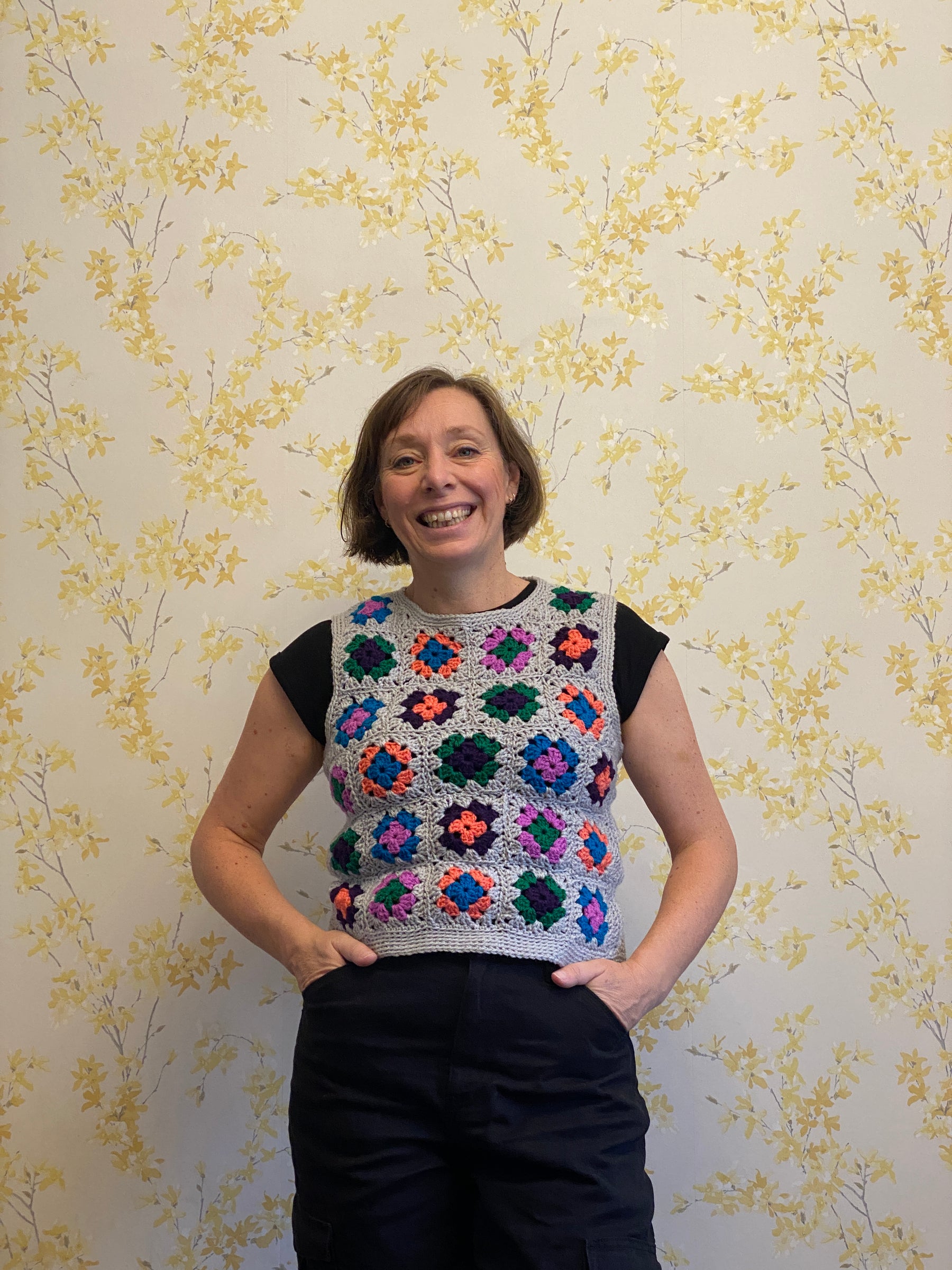 Granny Square Crochet Tank Tops