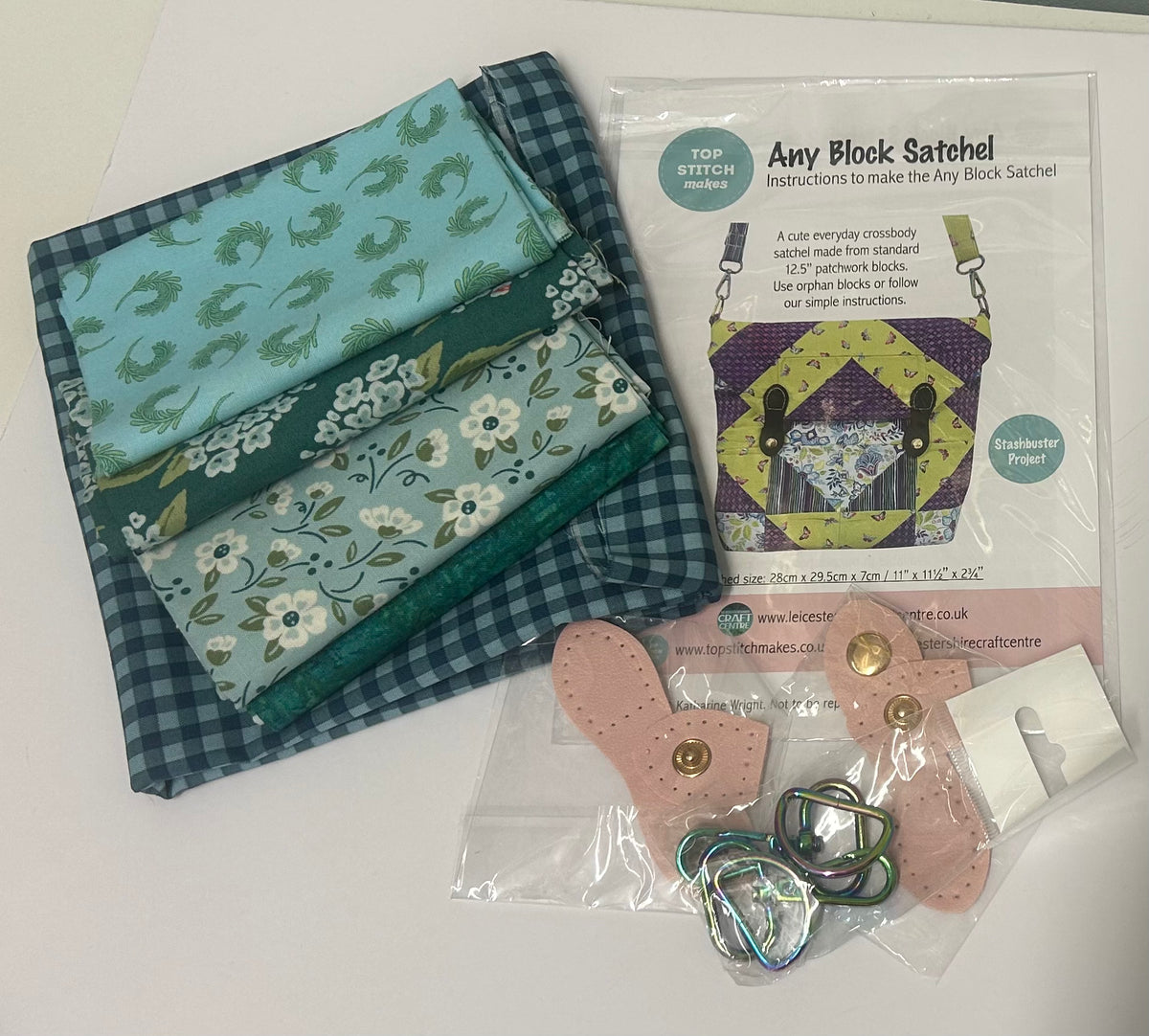 Top Stitch Makes - Any Block Satchel Bag Making Kit