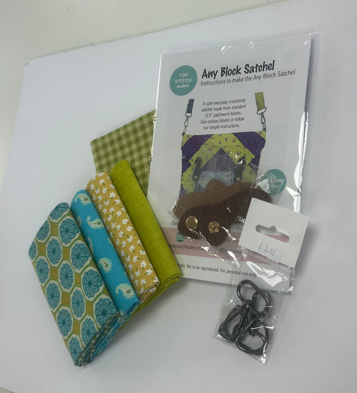 Top Stitch Makes - Any Block Satchel Bag Making Kit