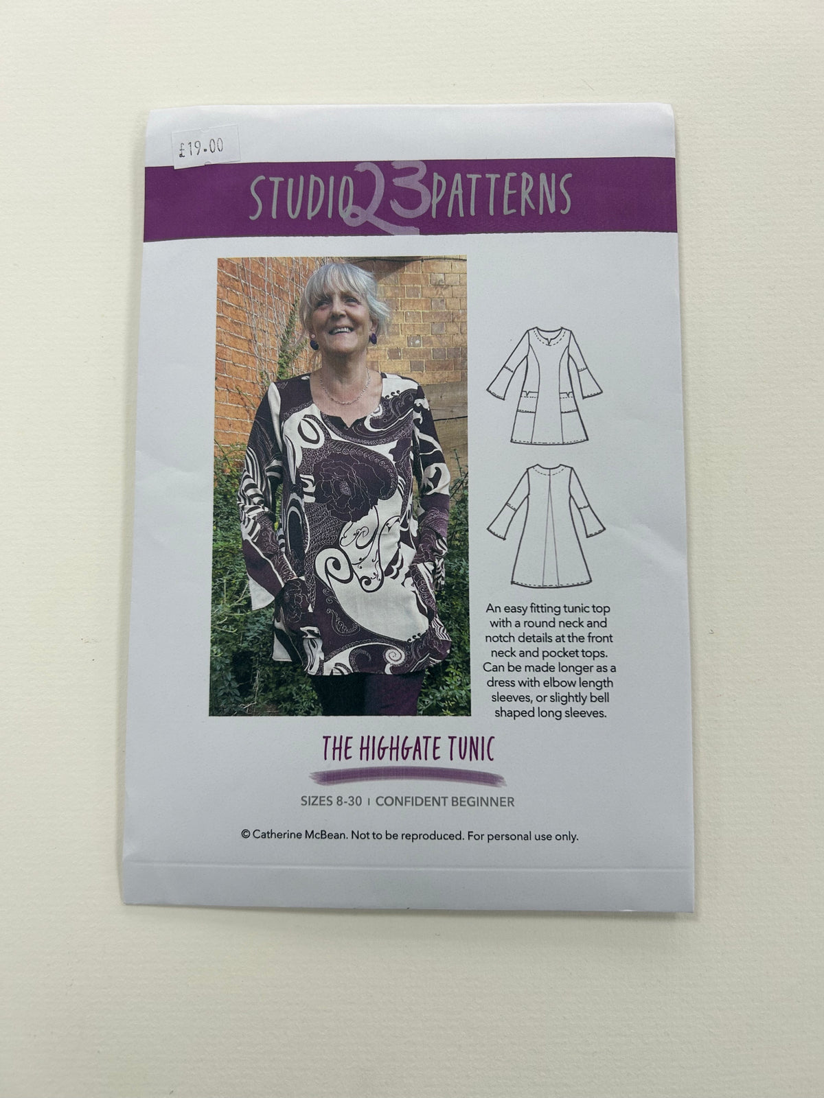 Studio 23 Patterns - The Highgate Tunic