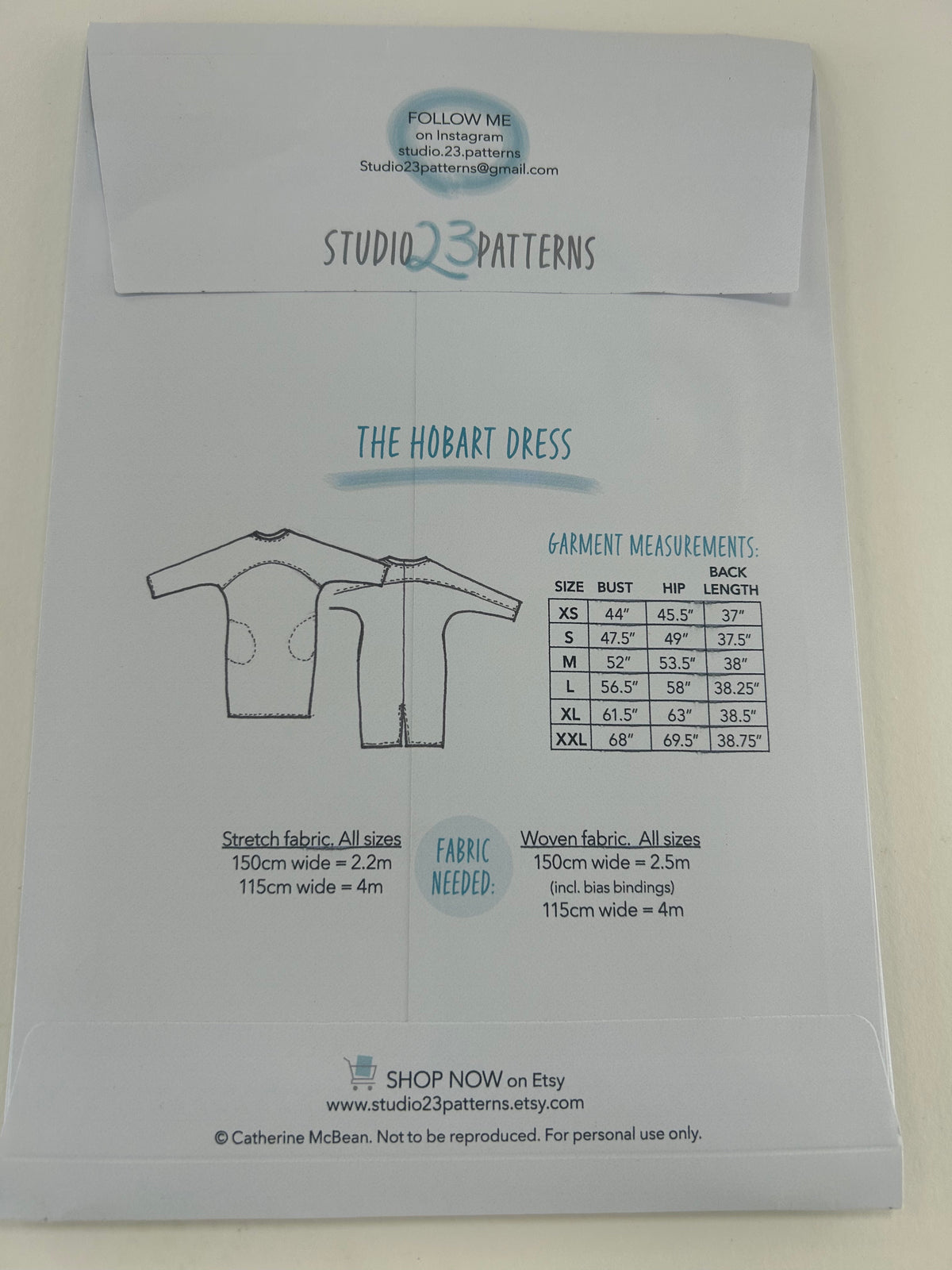 Studio 23 Patterns - The Hobart Dress