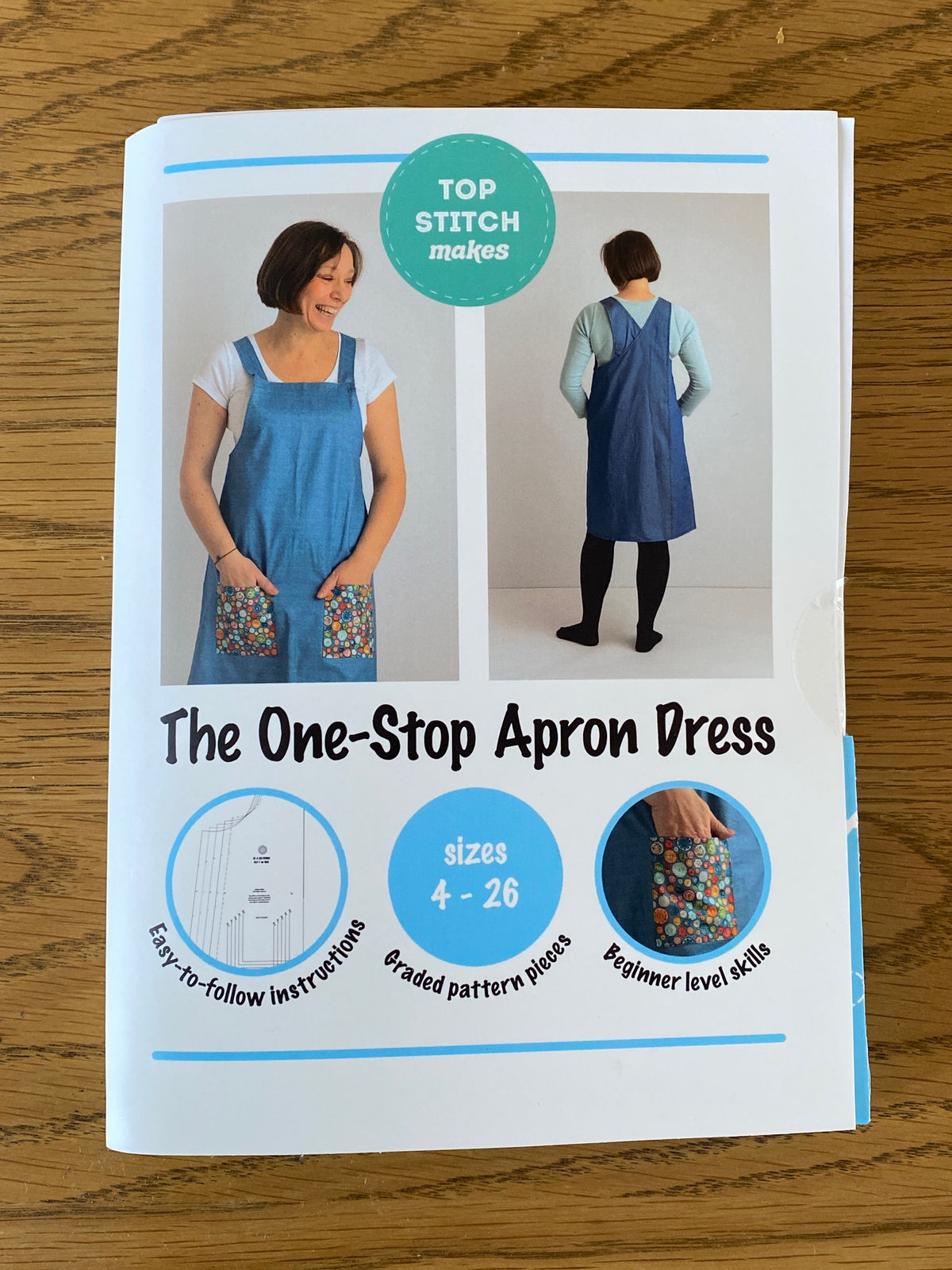 Top Stitch Makes - One Stop Apron Dress Pattern