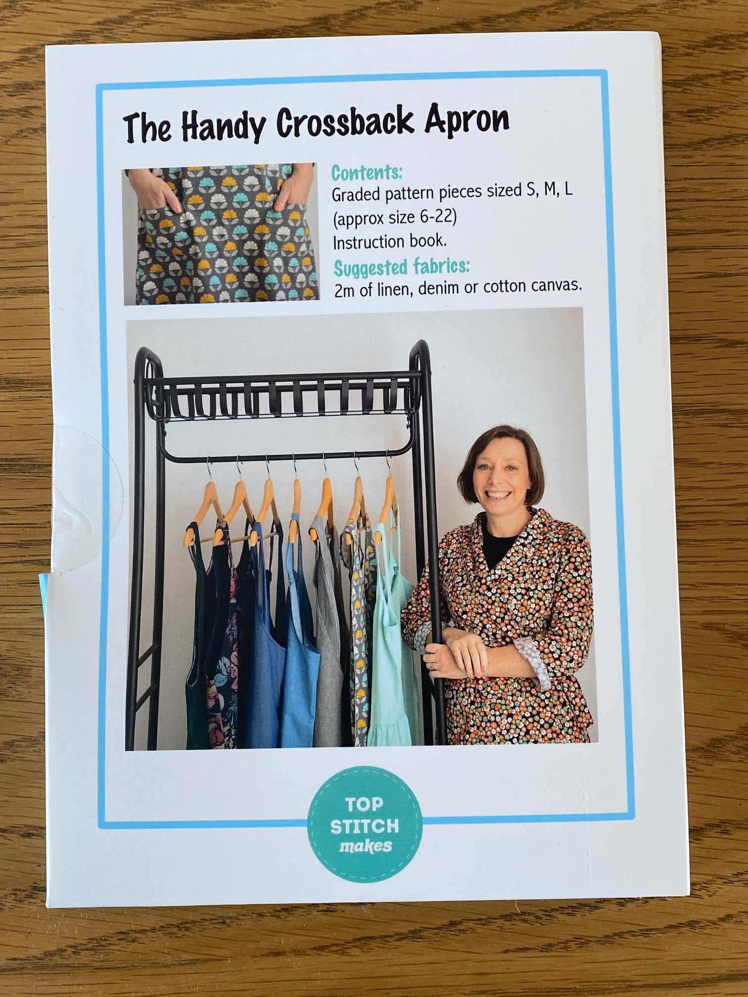 Top Stitch Makes - The Handy Crossback Apron