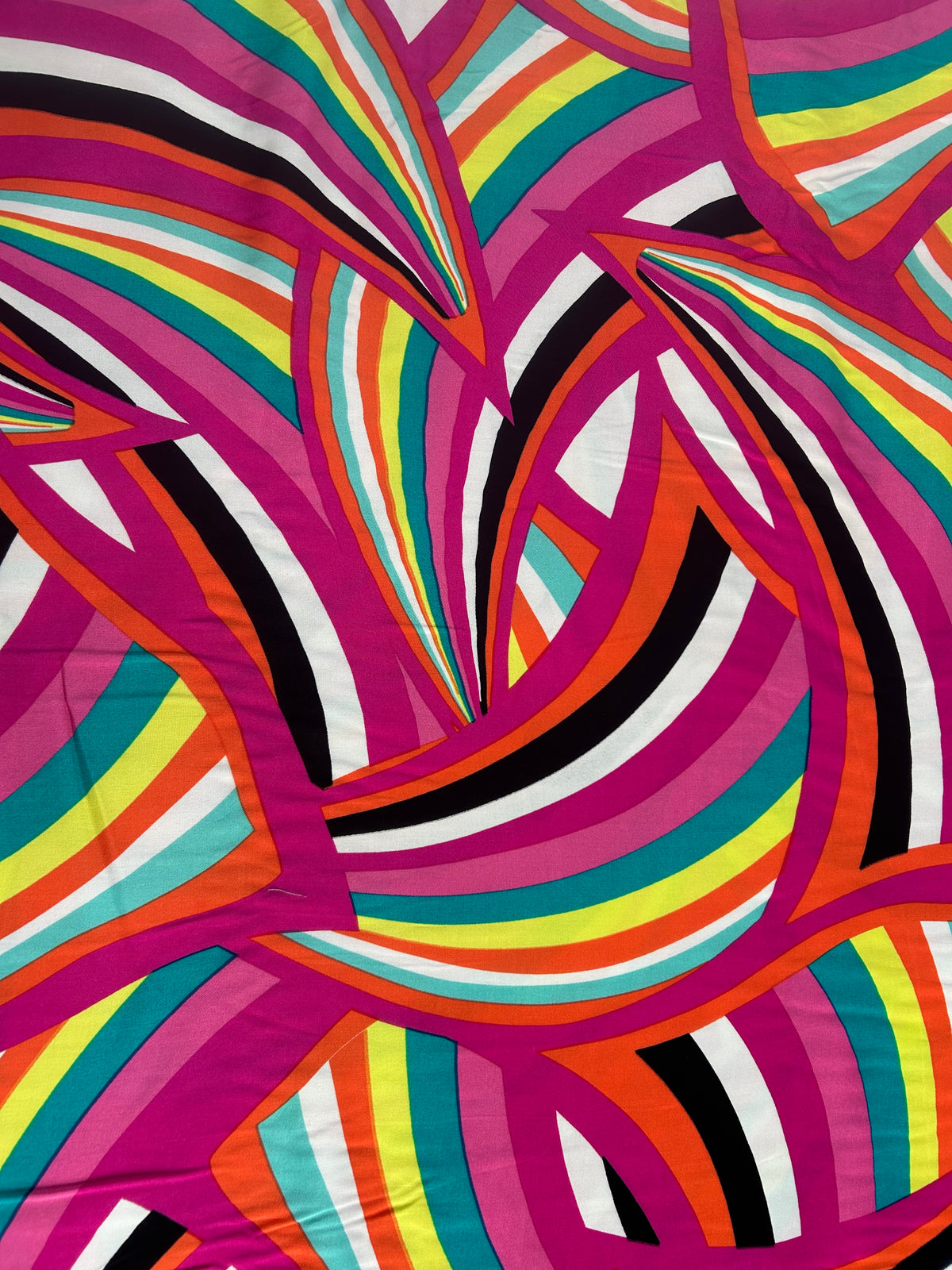 Satin Viscose (Colourful Print)