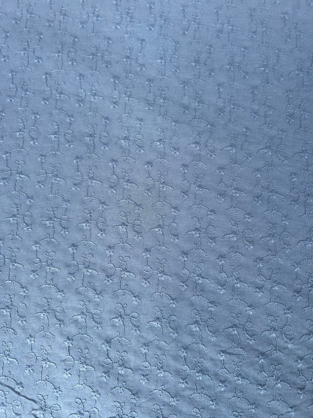 Blue Broderie Anglaise