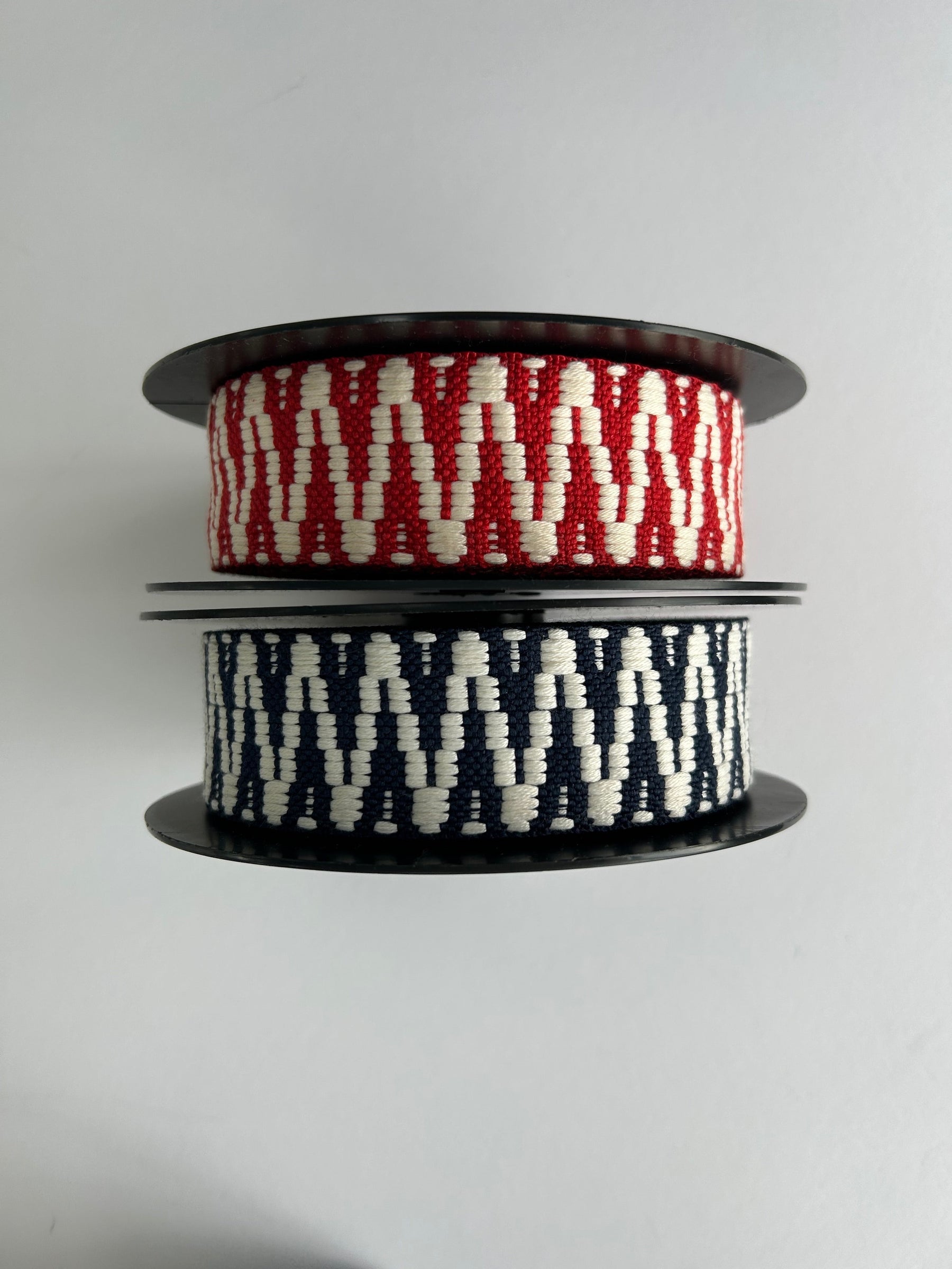 Heavy Duty Webbing by Dookkii (38mm) (Navy Blue & Red)