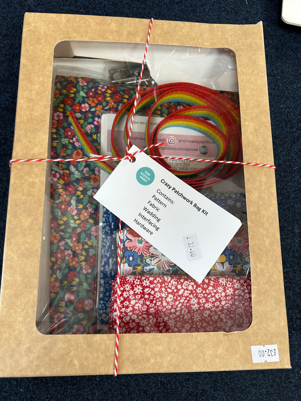 Crazy Patchwork Bag Making Kit