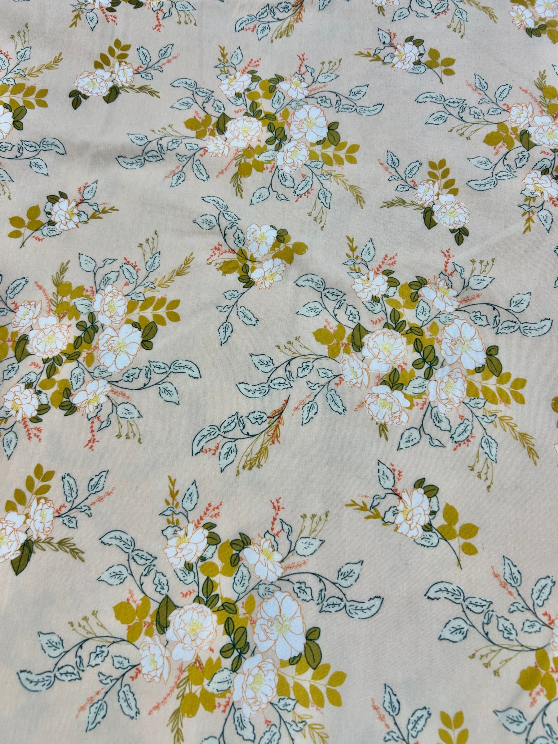 Peach Floral Jersey