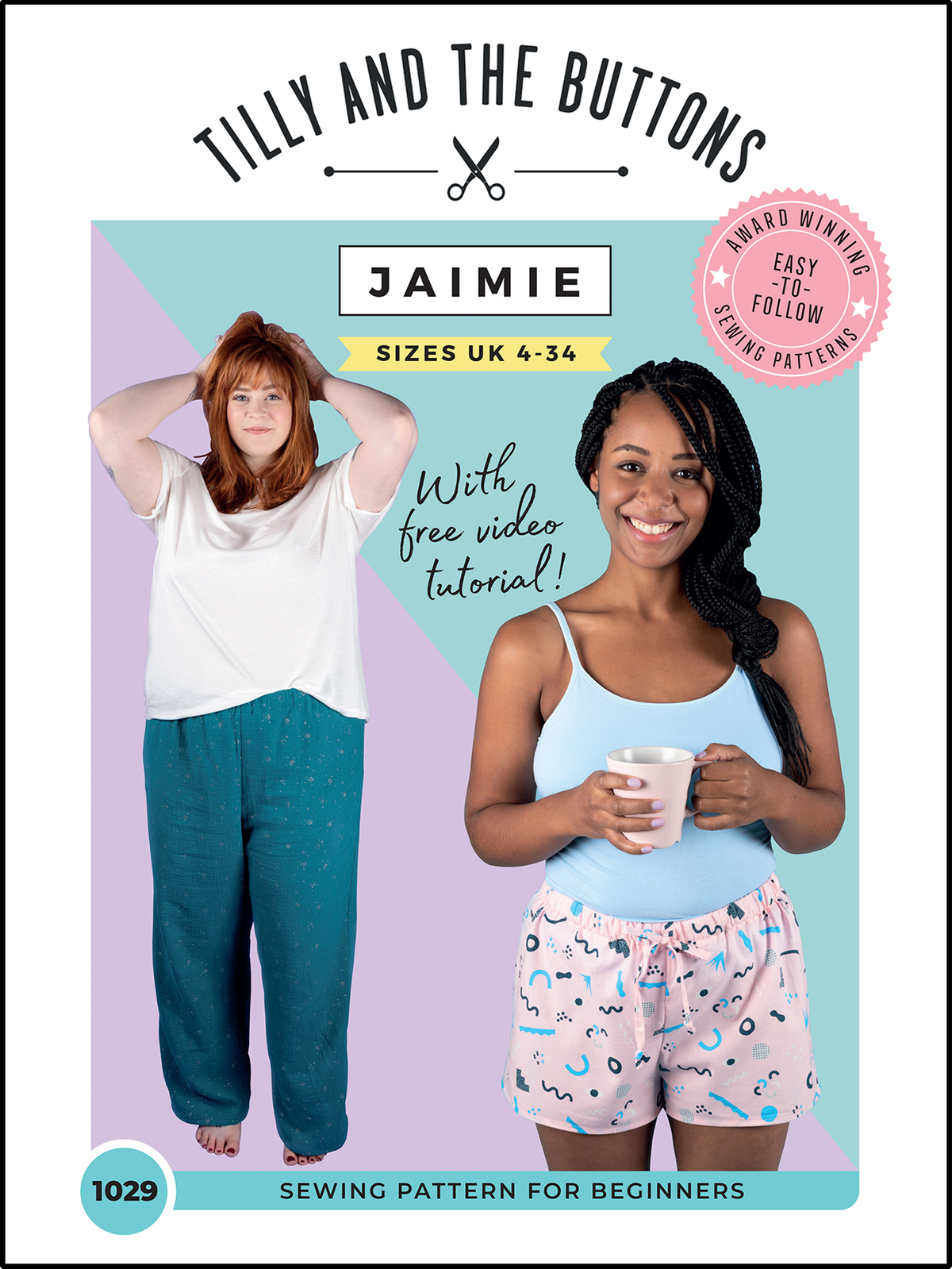 Tilly and the Buttons - Jamie - Pyjama Bottoms or Shorts (No 1029)