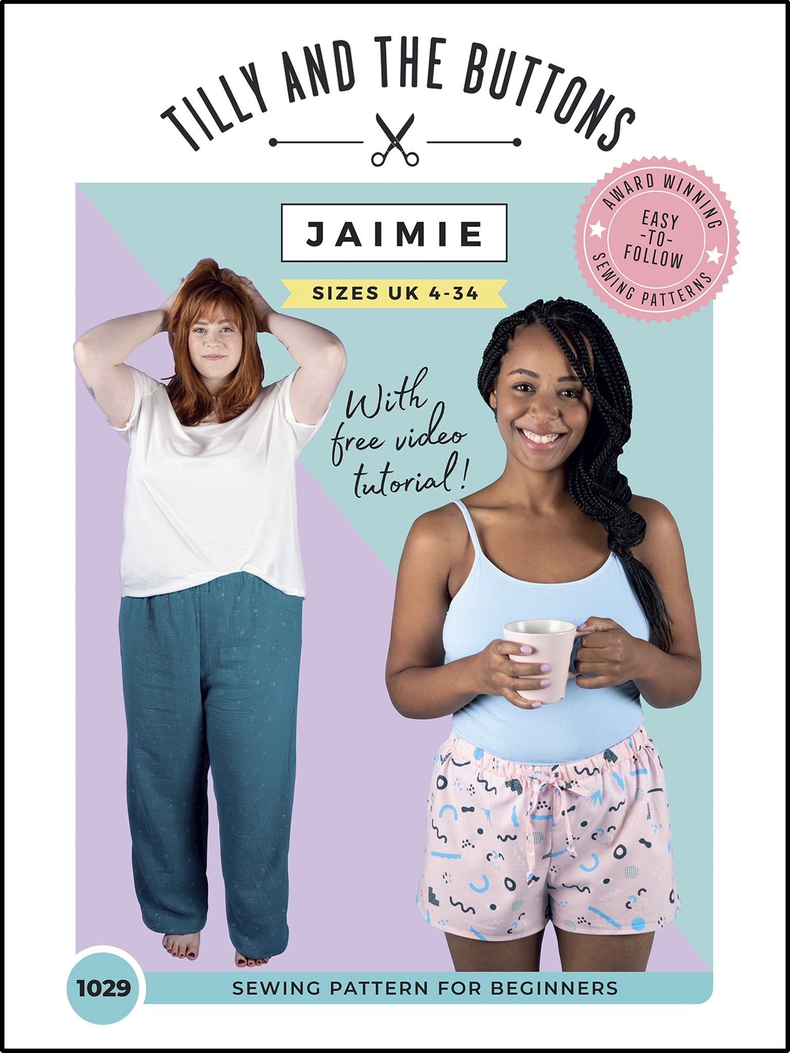 Tilly and the Buttons - Jamie - Pyjama Bottoms or Shorts (No 1029)