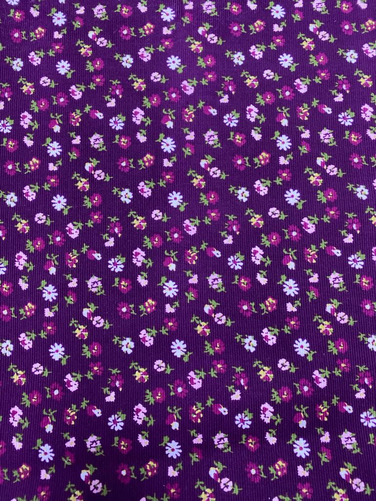 Daisy Cord in Wine & Purple