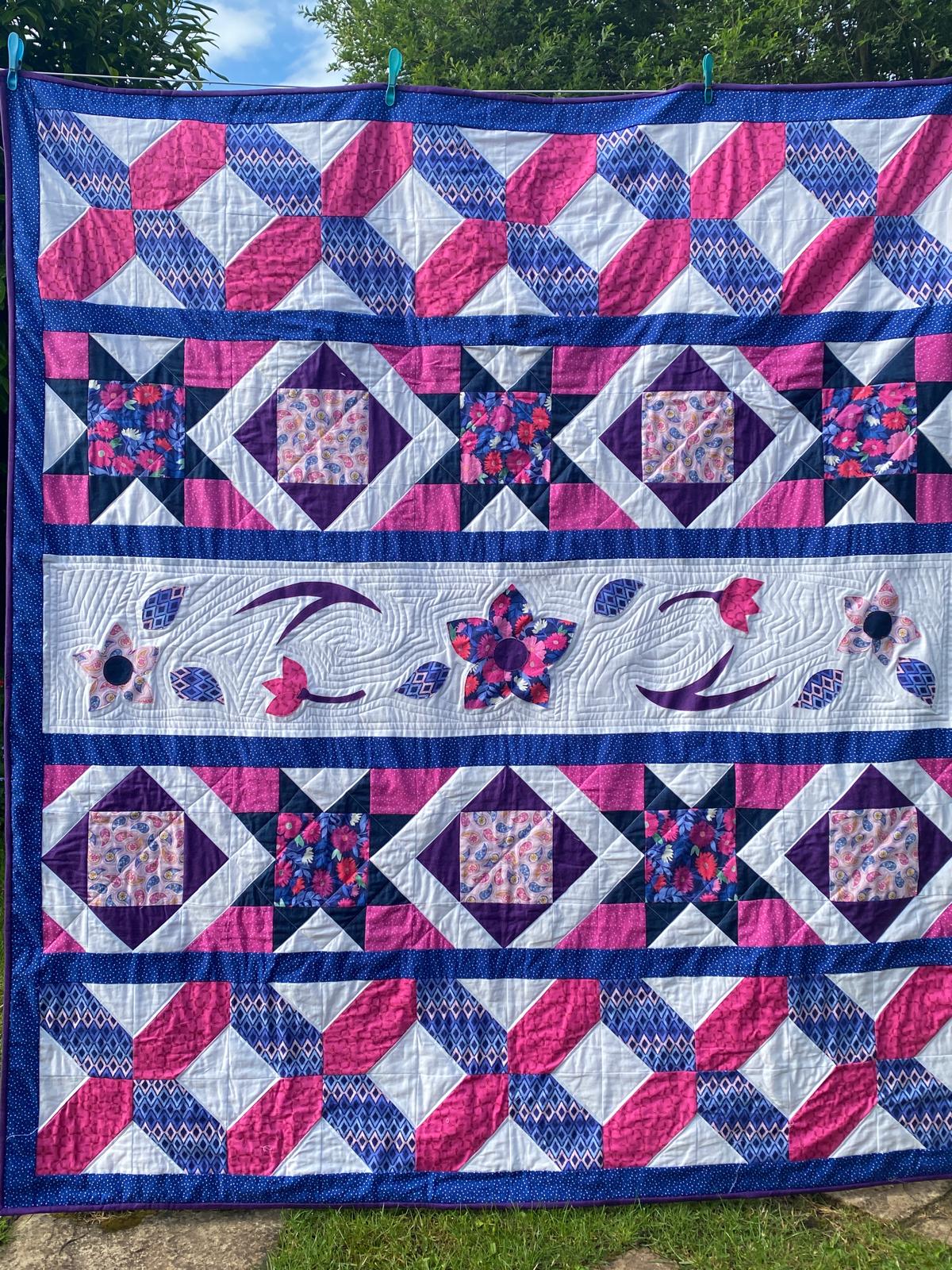 Top Stitch Makes - Wednesday Sampler Quilt - A4 Printed Pattern