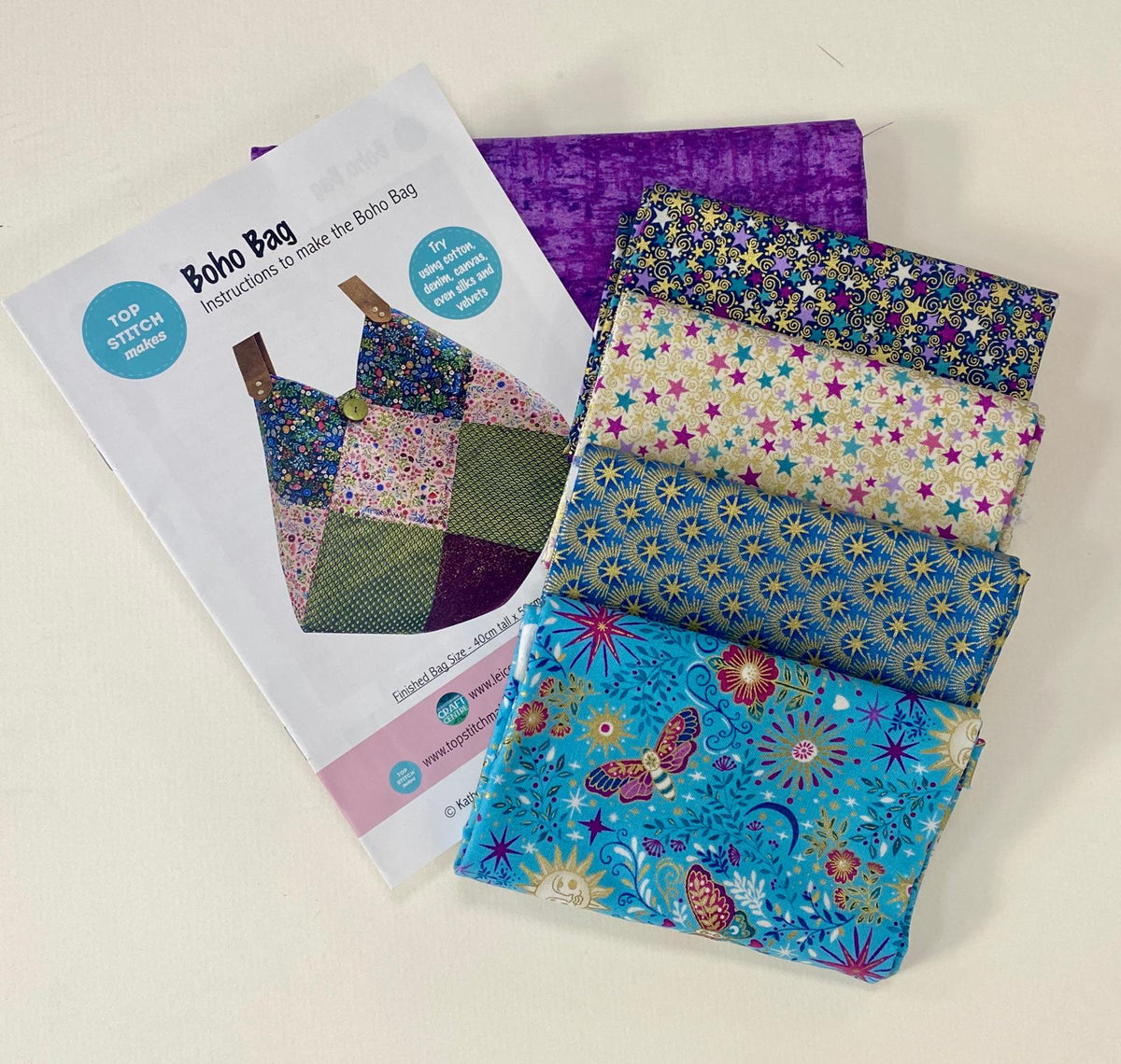 Top Stitch Makes Boho Bag Making Kit (Limited Edition)