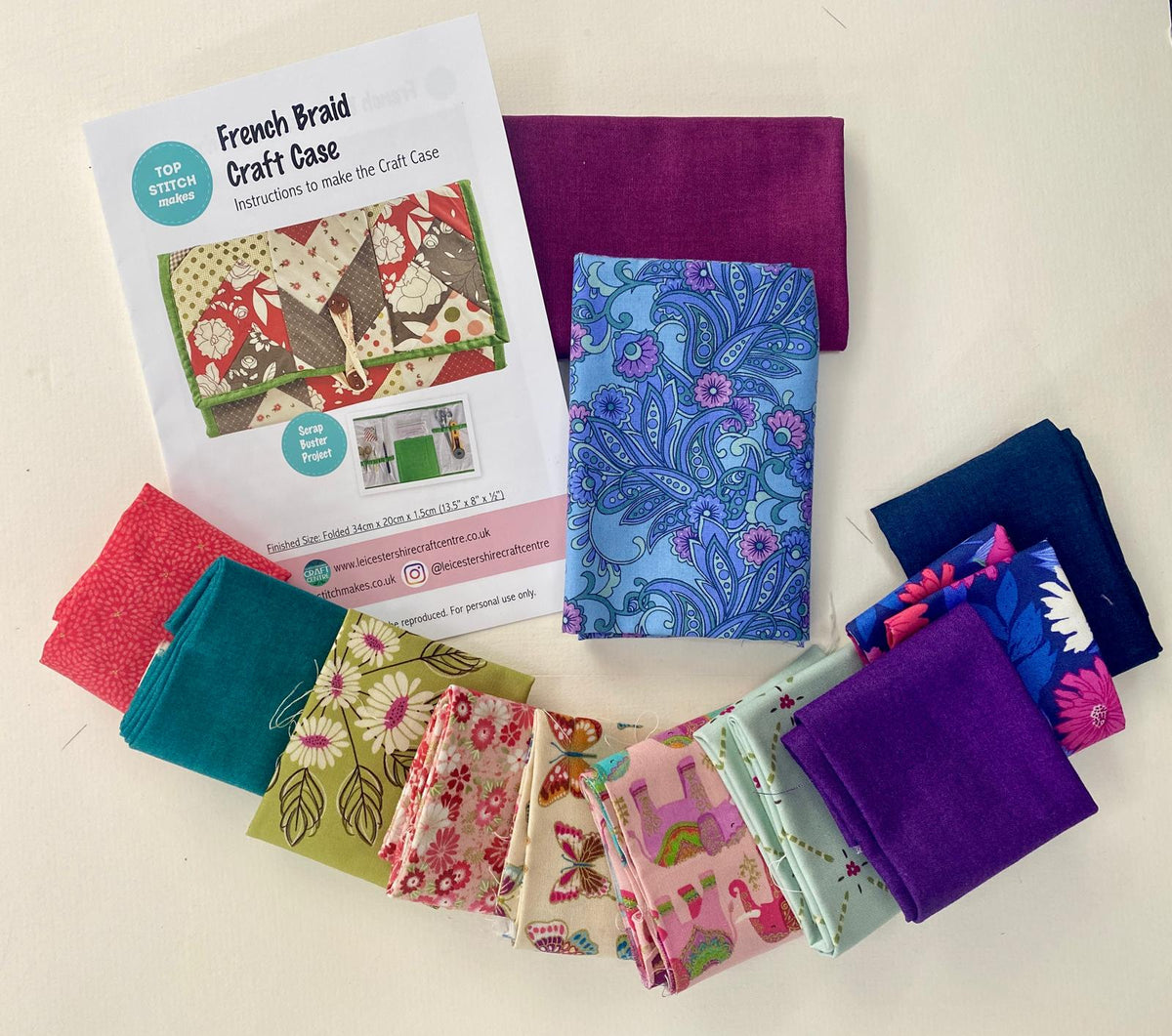 Top Stitch Makes - French Braid Craft Case Kit (Limited Edition)