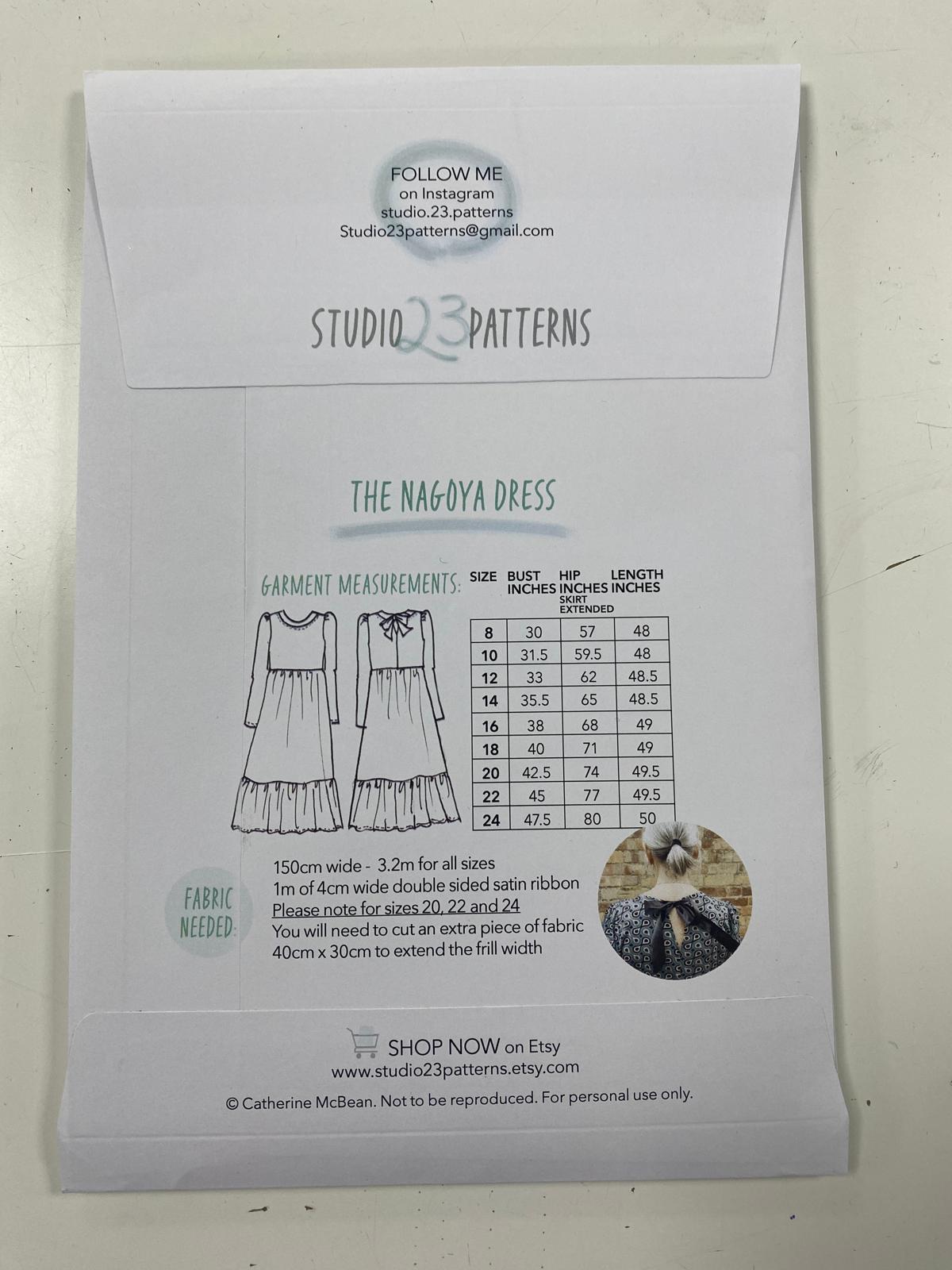 Studio 23 Patterns - The Nagoya Dress