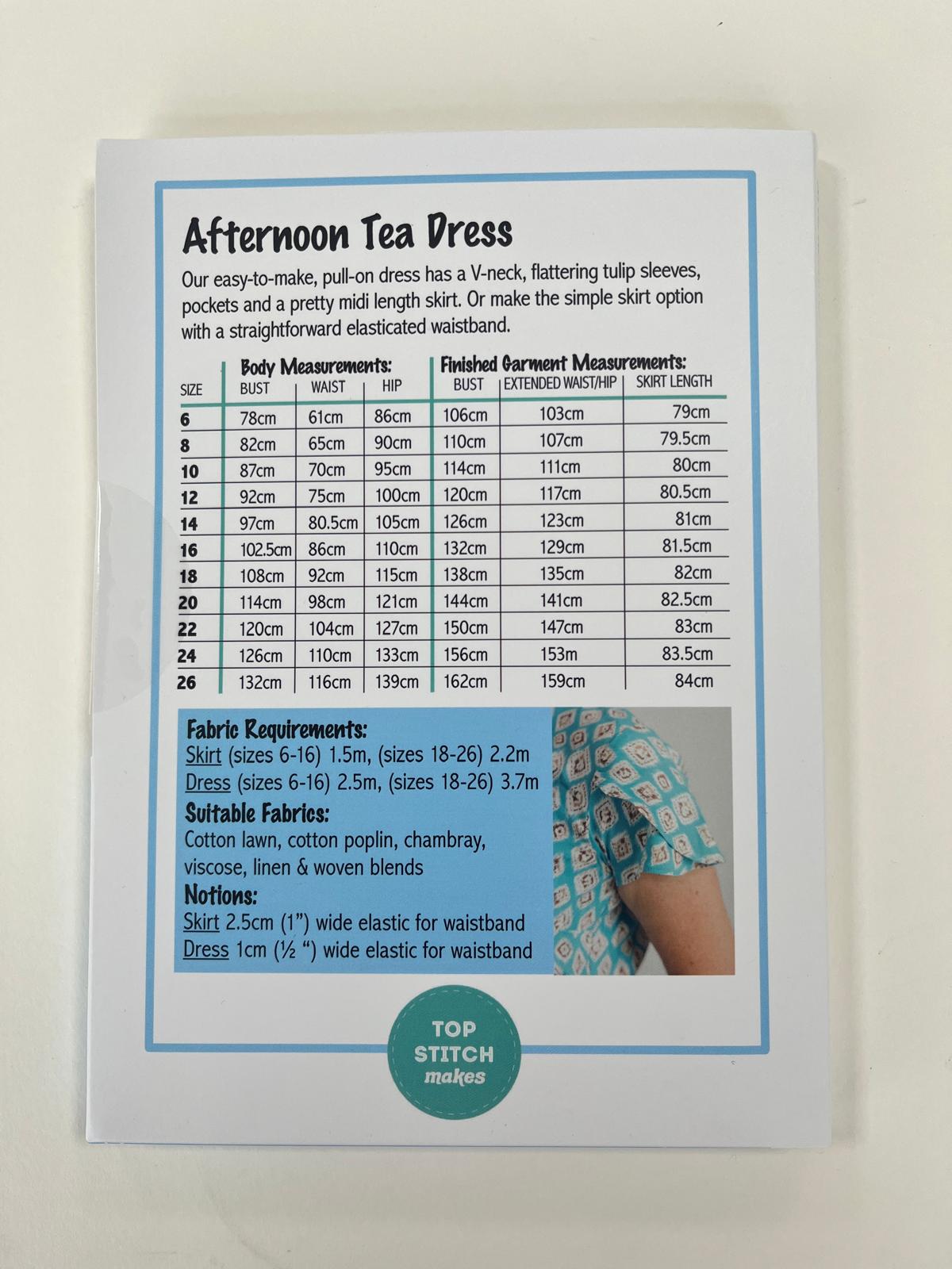 Top Stitch Makes - Afternoon Tea Dress