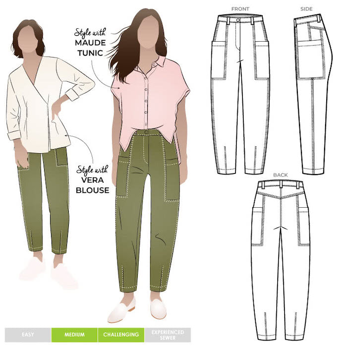 Style Arc - Victor Woven Jean Pattern