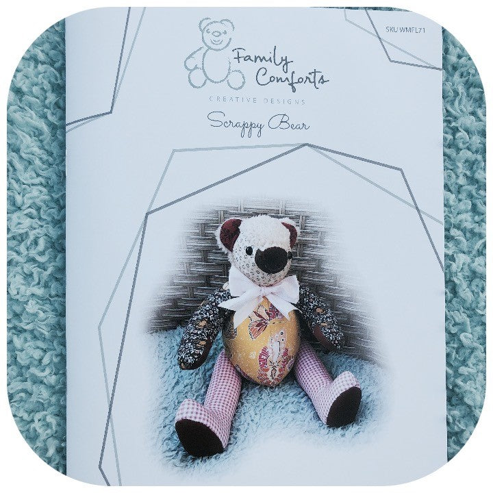 Family Comforts Creative Designs - Scrappy Bear Pattern