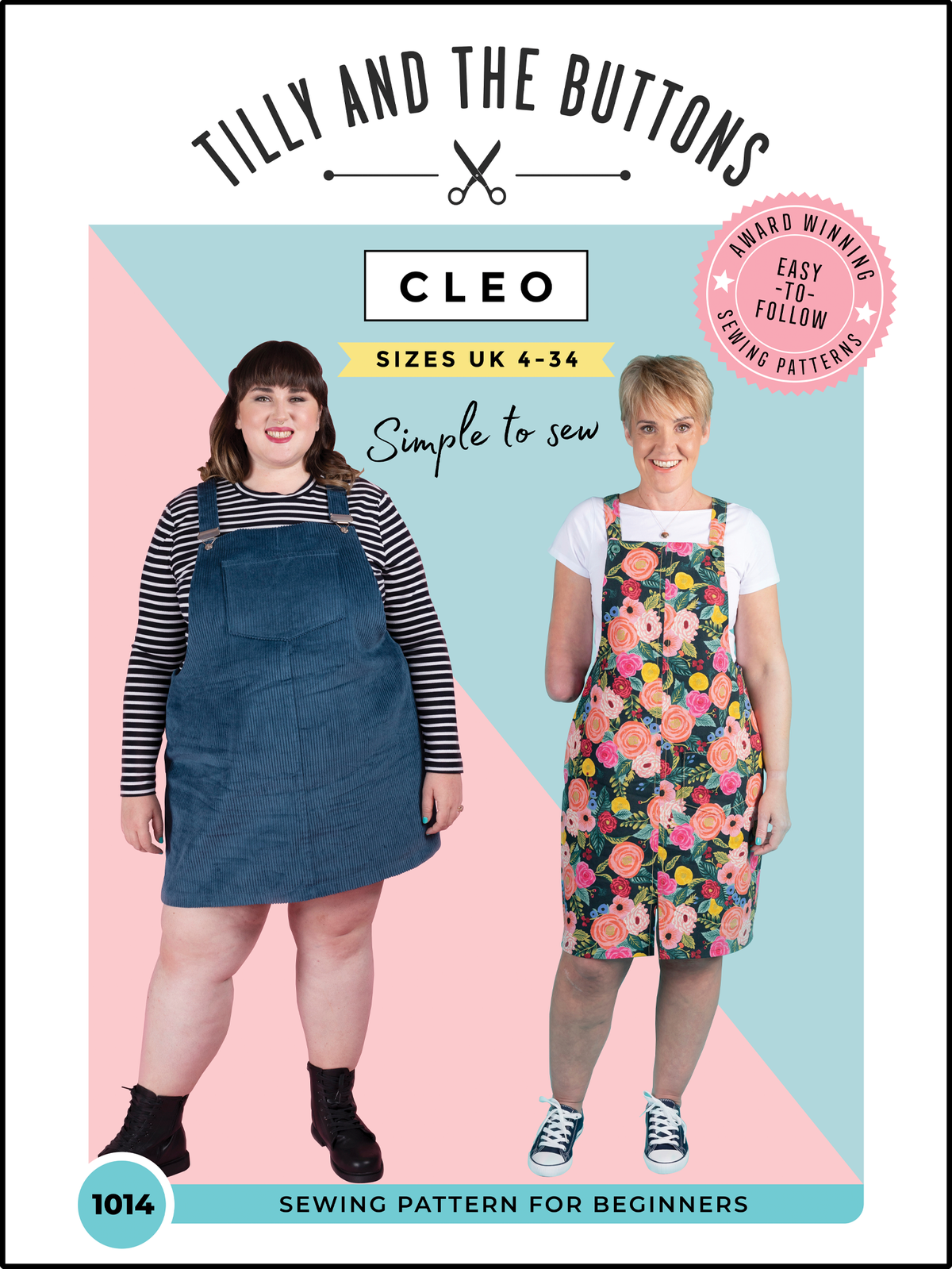 Tilly and the Buttons - Cleo - Pinafore or Dungaree Dress (No 1014)