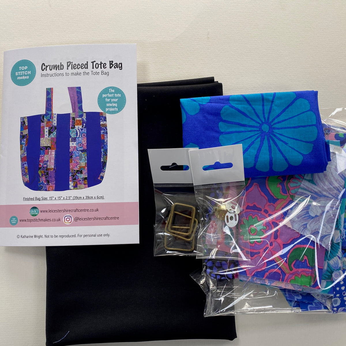 Crumb Pieced Tote Bag Kit