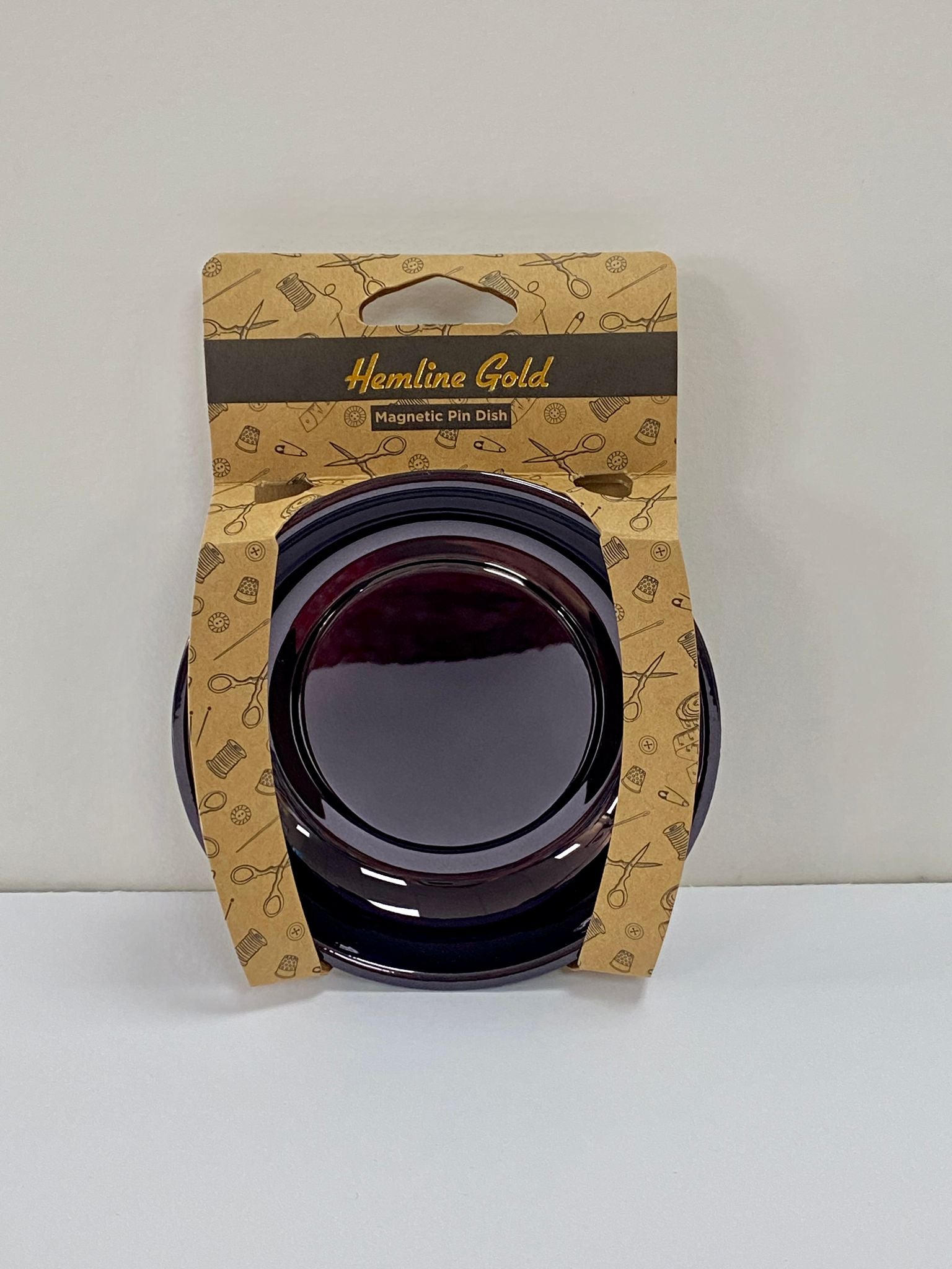 Hemline Gold Magnetic Pin Dish