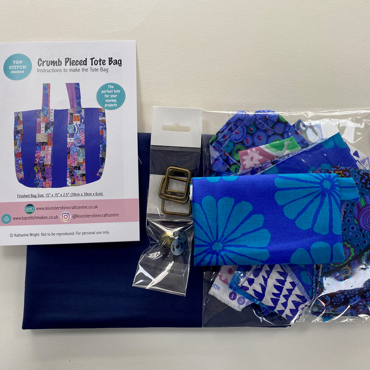 Crumb Pieced Tote Bag Kit