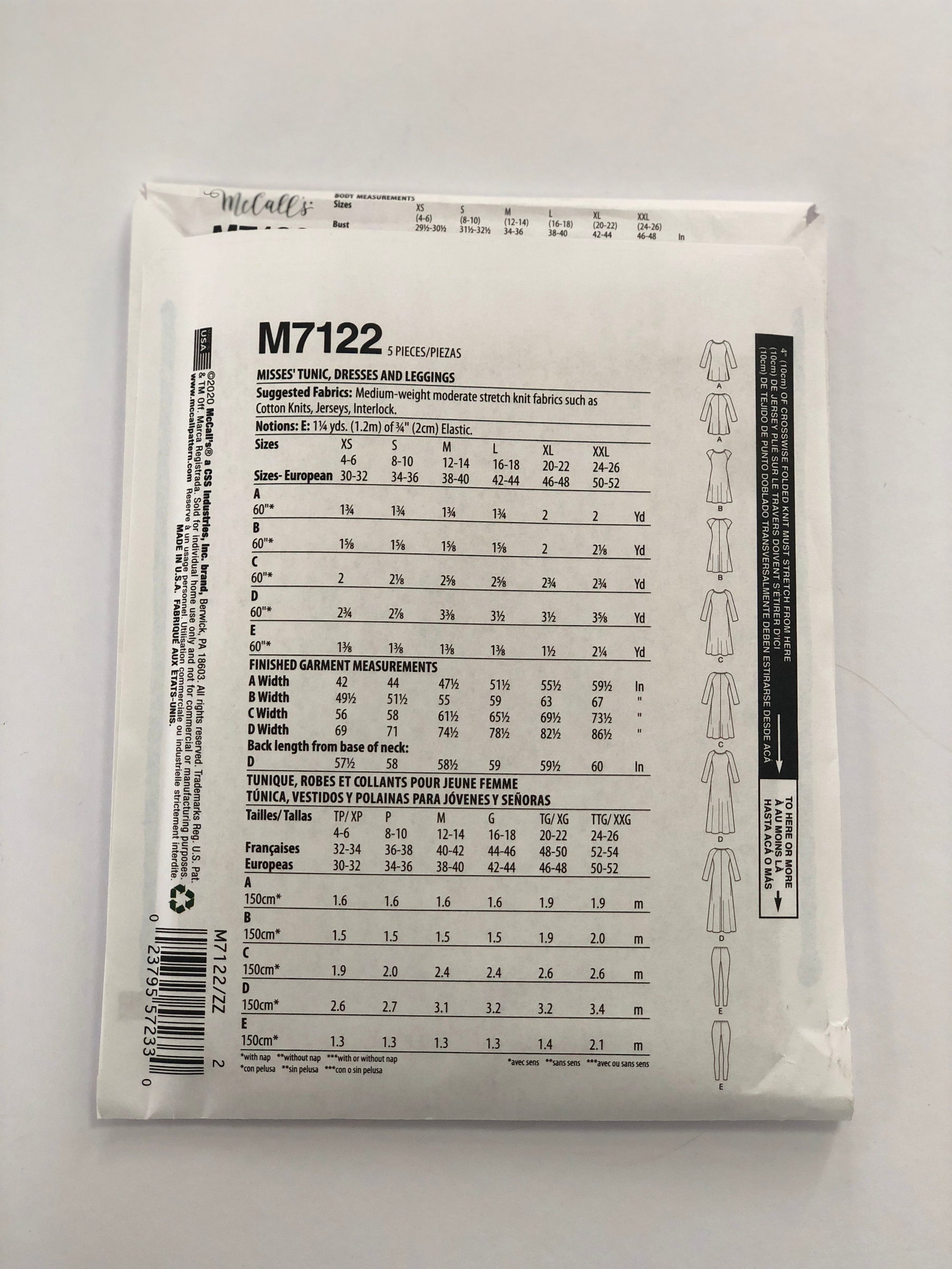 McCall's M7122 - Ladies Dress