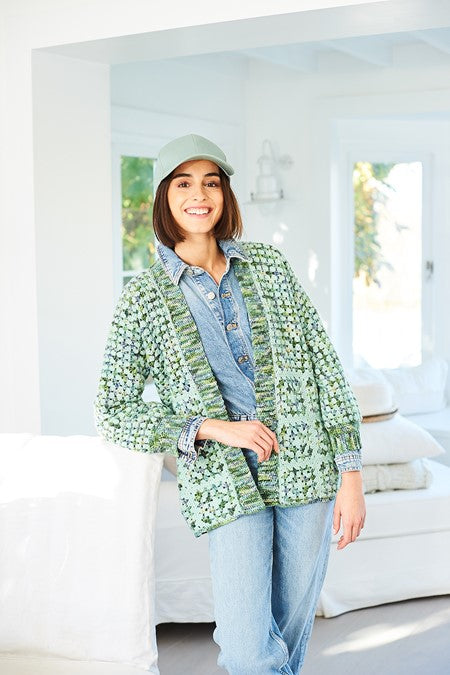 Stylecraft Batik Elements Swirl Double Knitting Cardigans Crochet Pattern (2 designs)