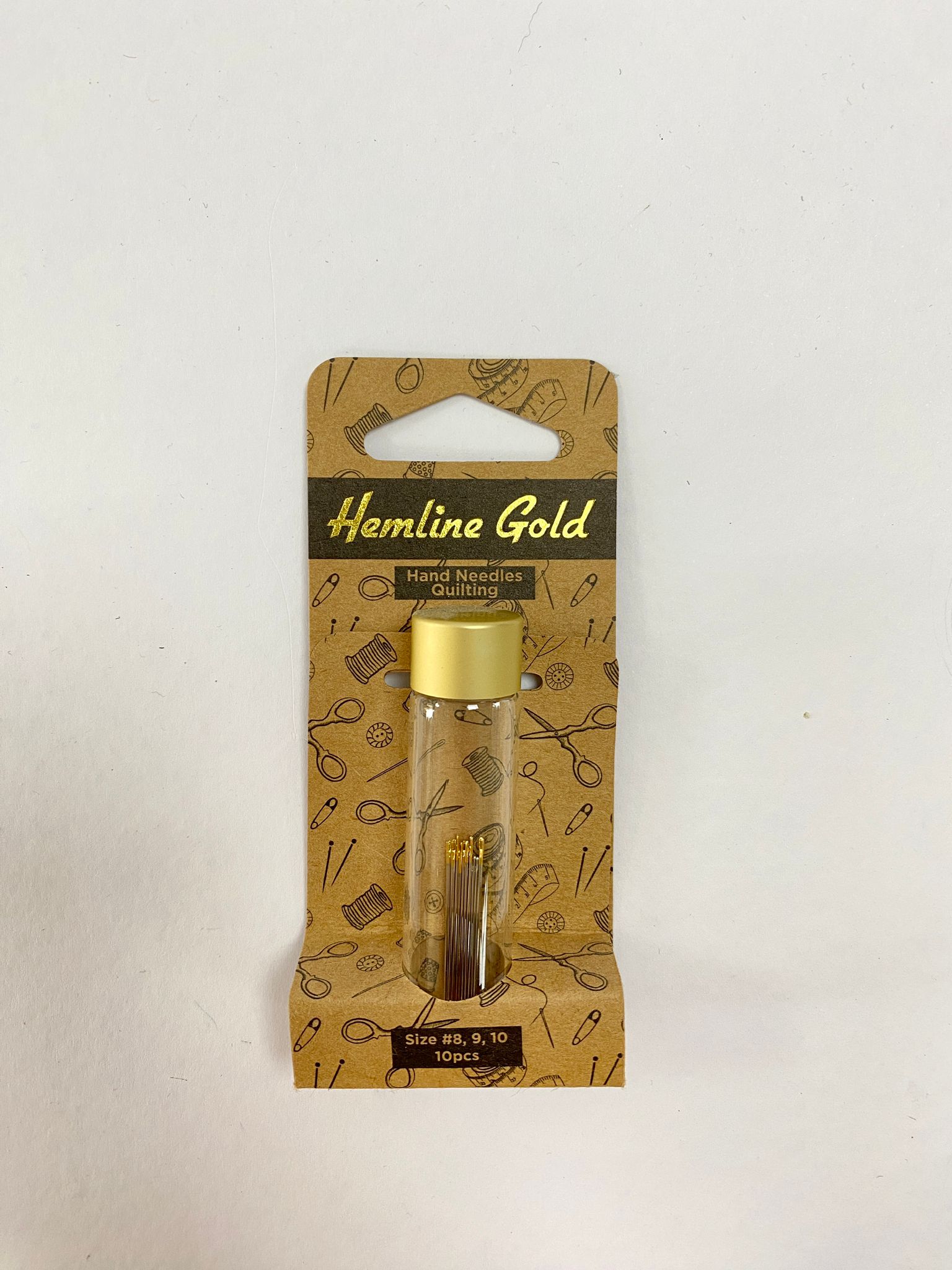 Hemline Gold Hand Needles for Quilting