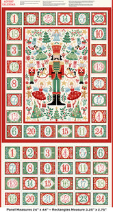 The Nutcracker Advent Panel by Makower