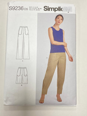 Simplicity S9236 - Pull on Wide Leg Trousers
