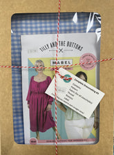 Complete Dress Making Kit - Mabel (blue gingham cotton)