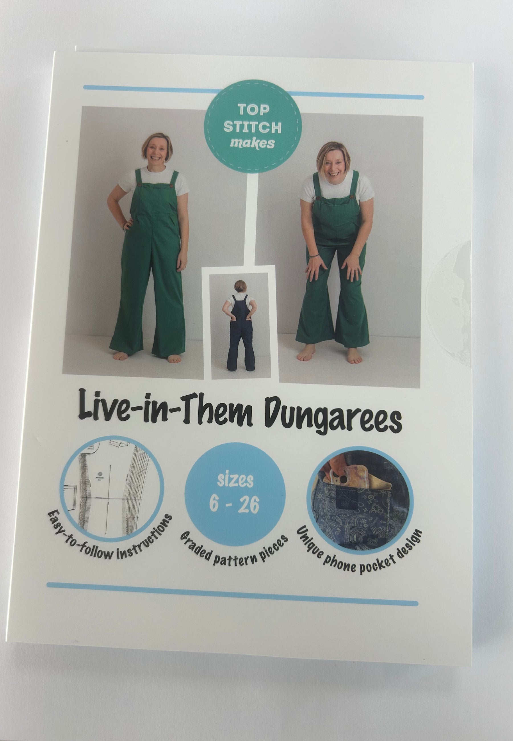 Top Stitch Makes - Live-in-Them Dungarees
