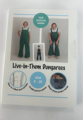 Top Stitch Makes - Live-in-Them Dungarees