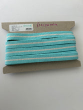 Aqua/Grey Webbing by Dookkii (25mm)