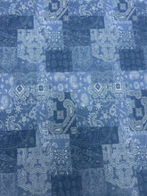 Cotton denim style print - Patchwork