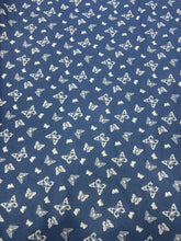 Cotton denim style print (Butterfly & Patchwork)