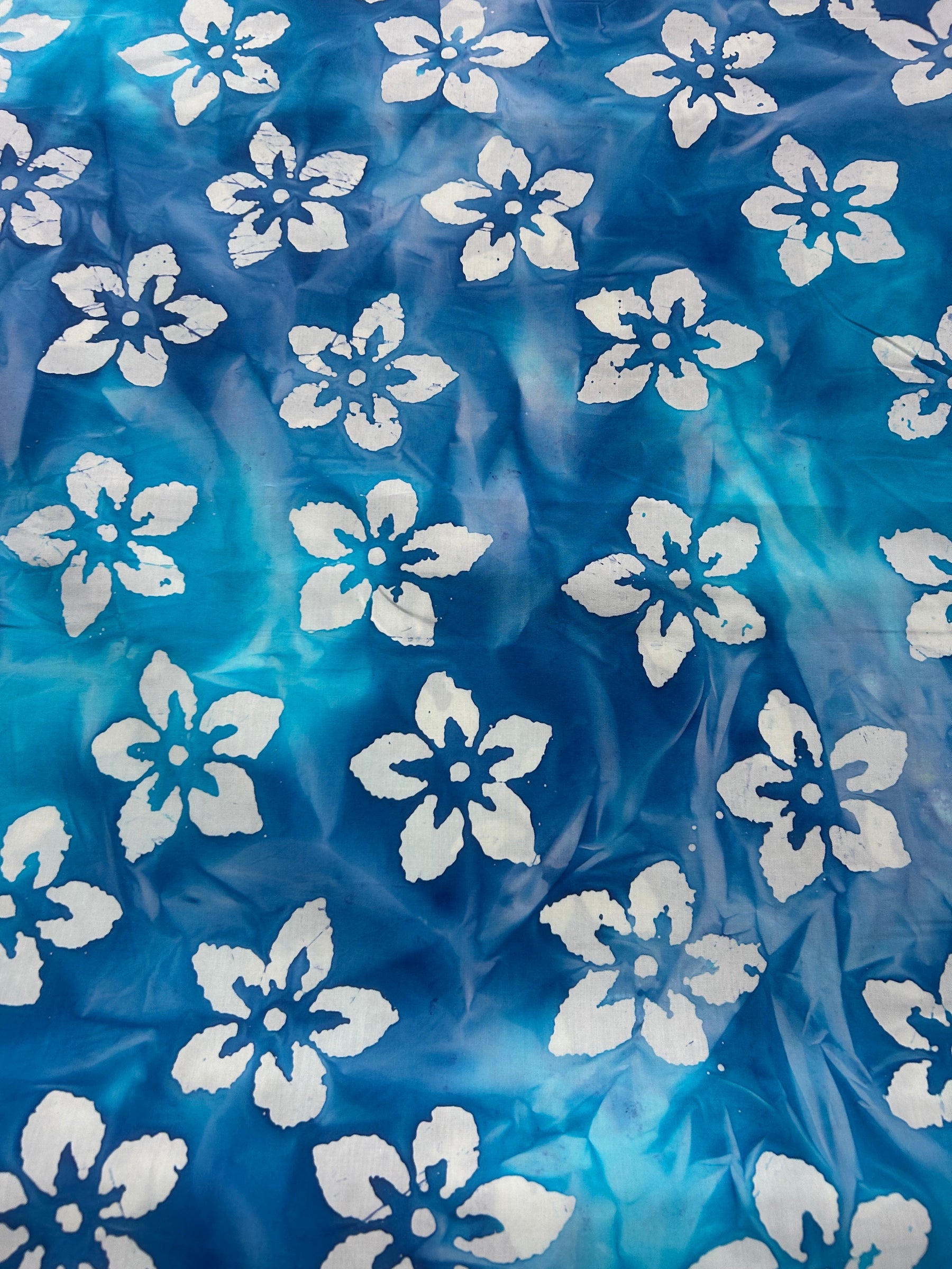 Batik Print Dressmaking Fabric