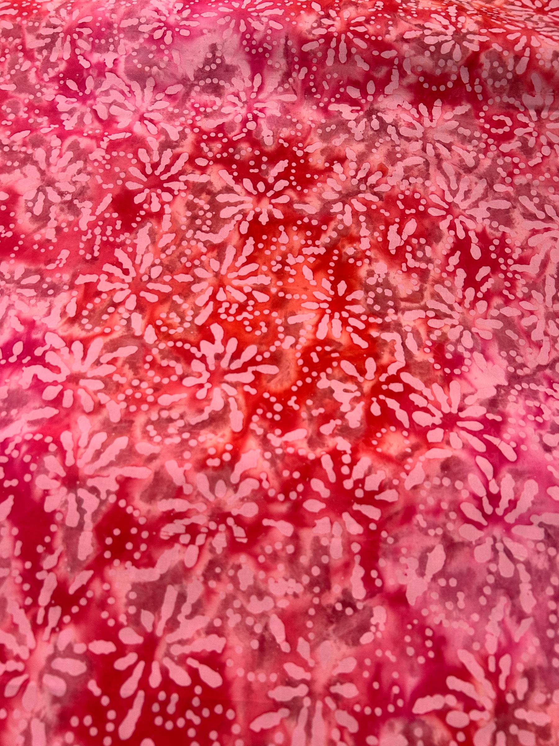 Batik Print Dressmaking Fabric