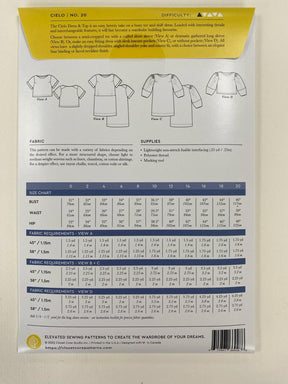 Closet Core Patterns, Cielo Top & Dress (No 20)
